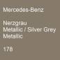 Preview: Mercedes-Benz, Nerzgrau Metallic / Silver Grey Metallic, 178.